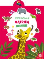 Könyv borító - 100 mókás matrica – Állatok