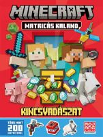 Könyv borító - Minecraft: Matricás kaland – Kincsvadászat